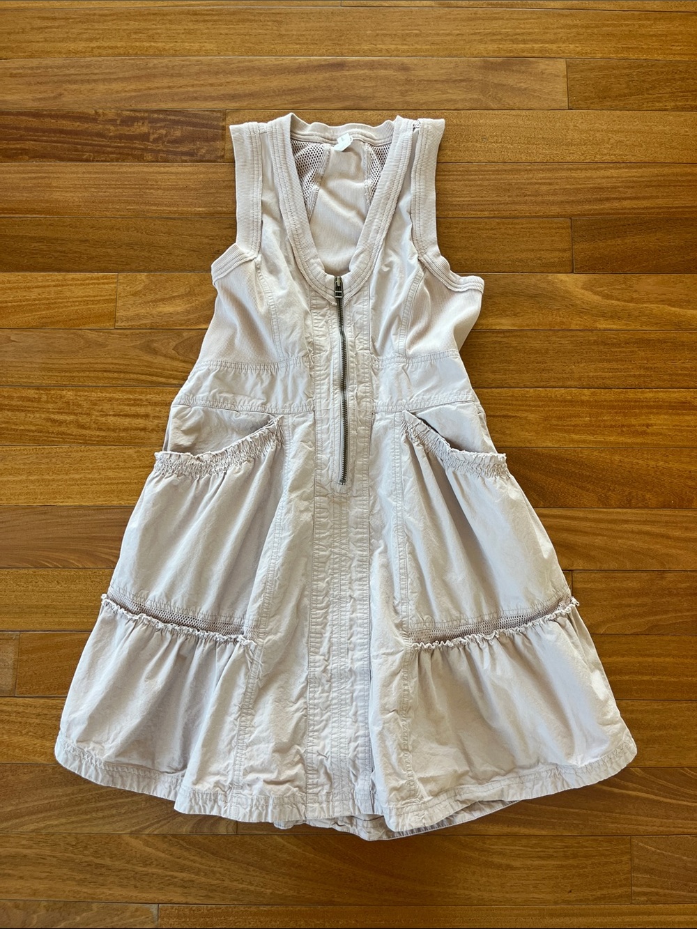 Anthropologie Daily Practice Trek Utility Mini Dress in Dusty Mauve XS - Picture 4 of 5